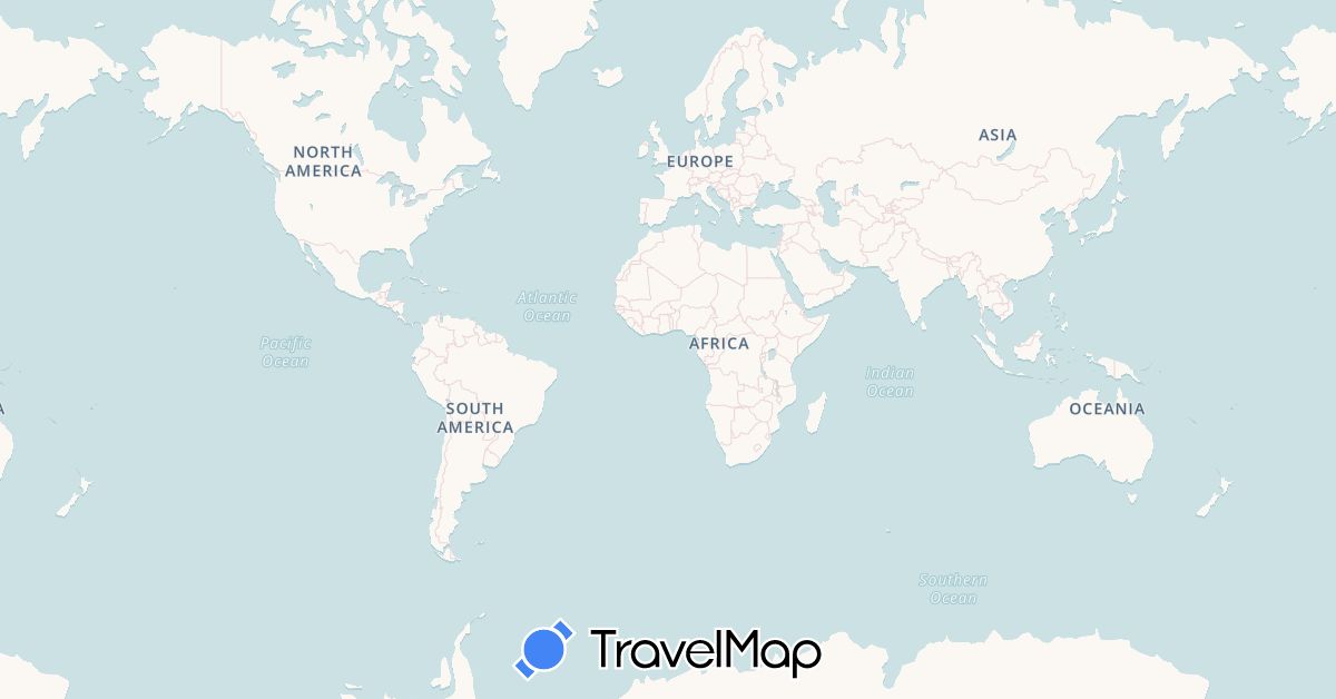 TravelMap itinerary: driving, bus, plane, cycling, train, hiking, boat, hitchhiking in Argentina, Belgium, Bulgaria, Chile, China, Estonia, Spain, Finland, France, United Kingdom, Greece, Hungary, Ireland, India, Iran, Cambodia, Laos, Lithuania, Latvia, Myanmar (Burma), Nepal, Pakistan, Poland, Serbia, Russia, Slovakia, Thailand, Tajikistan, Turkmenistan, Turkey, Uzbekistan, Vietnam (Asia, Europe, South America)